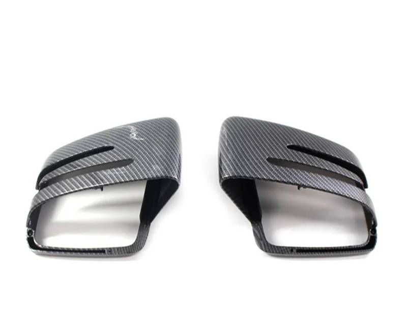 Außenspiegel Carbon Faser Auto Rückspiegel Abdeckung Für ABCES Für CLA Für GLA Für GLK Für Klasse W176 W246 W204 W212 W221 C177 X204 X156 Rückspiegelkappe(Carbon Fiber Pattern) von SUPER DAFI