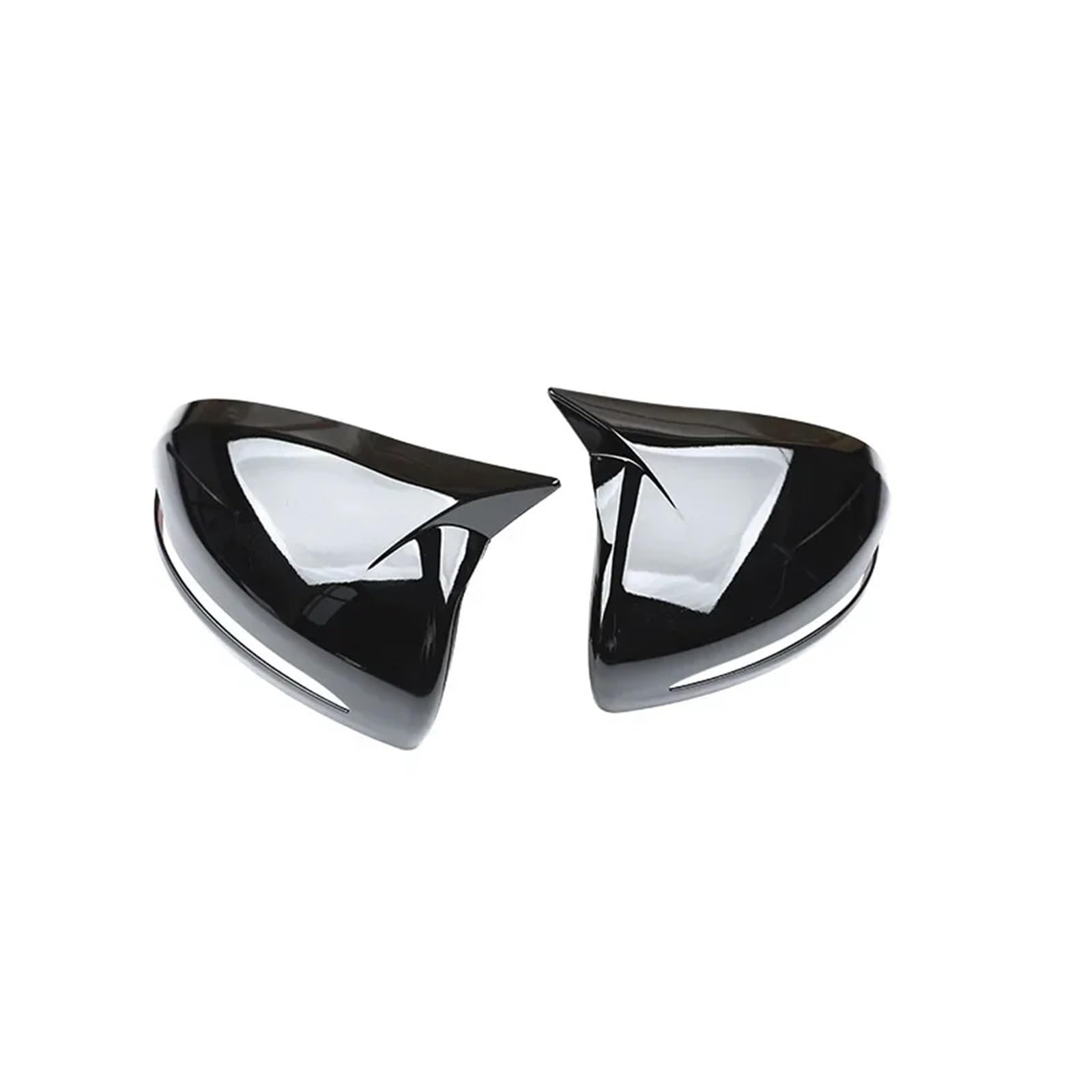 Außenspiegel Für E GLC Klasse W205 W213 X253 W222 W238 LHD Rückspiegel Seitenspiegel Abdeckung Flügelkappe Trim Rückspiegelkappe(Gloss Black) von SUPER DAFI