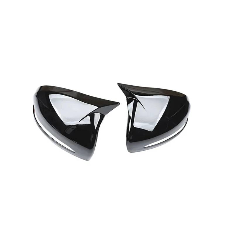 Außenspiegel Für E GLC Klasse W205 W213 X253 W222 W238 LHD Rückspiegel Seitenspiegel Abdeckung Flügelkappe Trim Rückspiegelkappe(Gloss Black) von SUPER DAFI