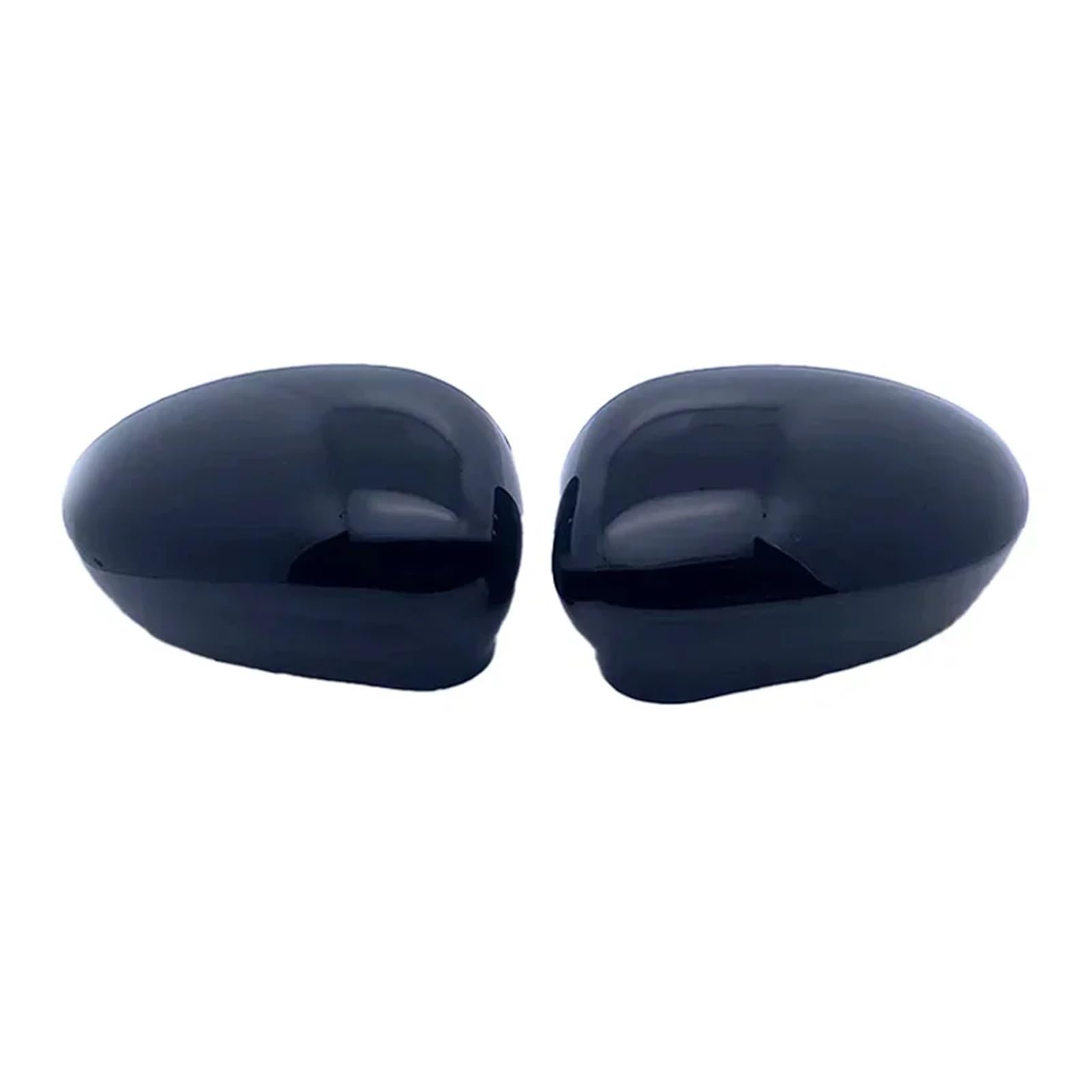 Außenspiegel Für FIAT 500 500C Für Grande Für Punto 595 Für Abarth 695 2007-2023 Auto Seite Rückspiegel Abdeckung Ersatz Kappen Trim 2PCS Rückspiegelkappe(Black-Relace) von SUPER DAFI