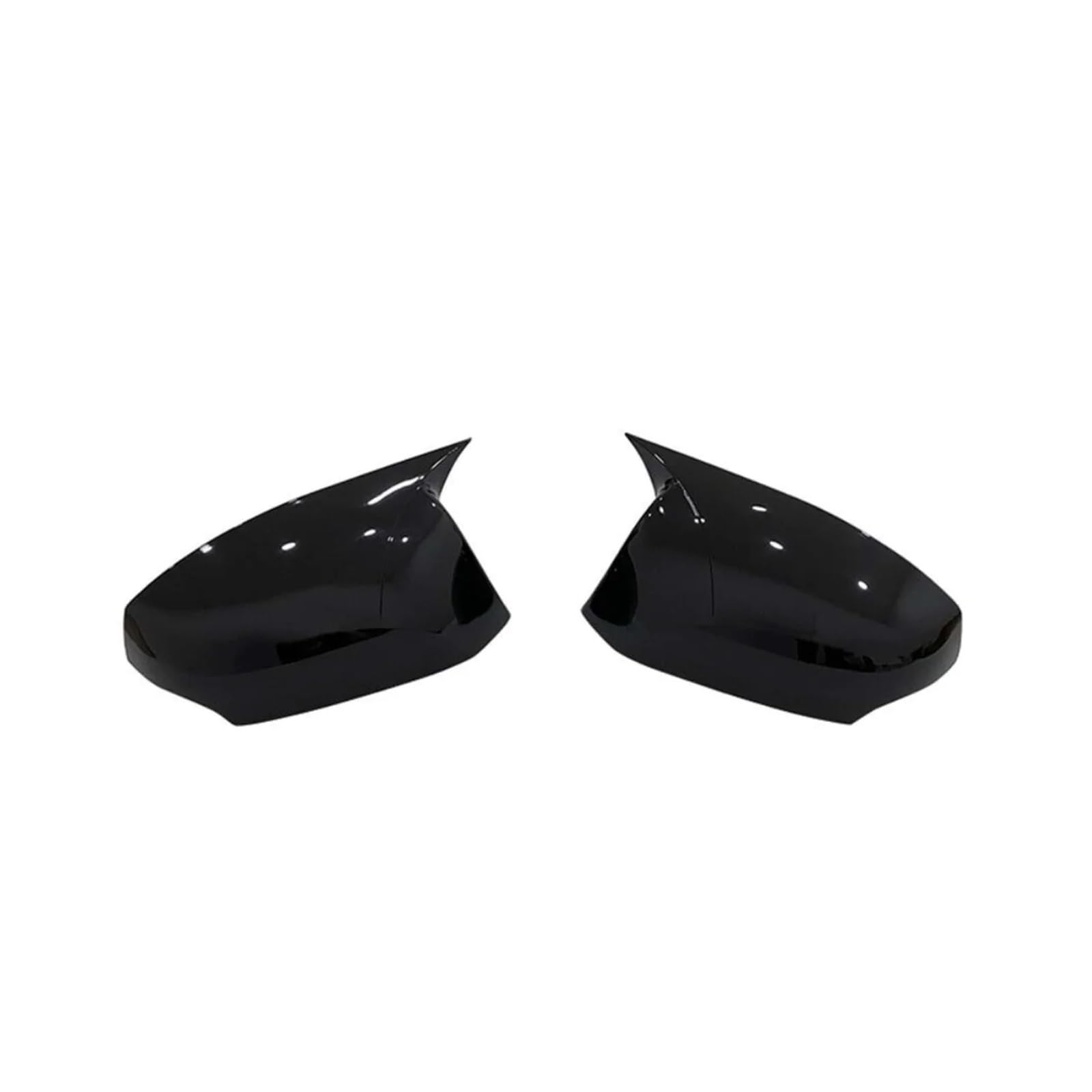 Außenspiegel Für Fluence Für Megane Für MK3 2009 2010 2011 2012 2013 Paar Seitenflügelspiegelabdeckung Add On Glänzend Schwarz Türflügelspiegelkappenabdeckung Rückspiegelkappe von SUPER DAFI