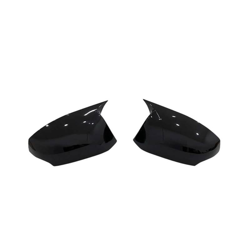 Außenspiegel Für Fluence Für Megane Für MK3 2009 2010 2011 2012 2013 Paar Seitenflügelspiegelabdeckung Add On Glänzend Schwarz Türflügelspiegelkappenabdeckung Rückspiegelkappe von SUPER DAFI