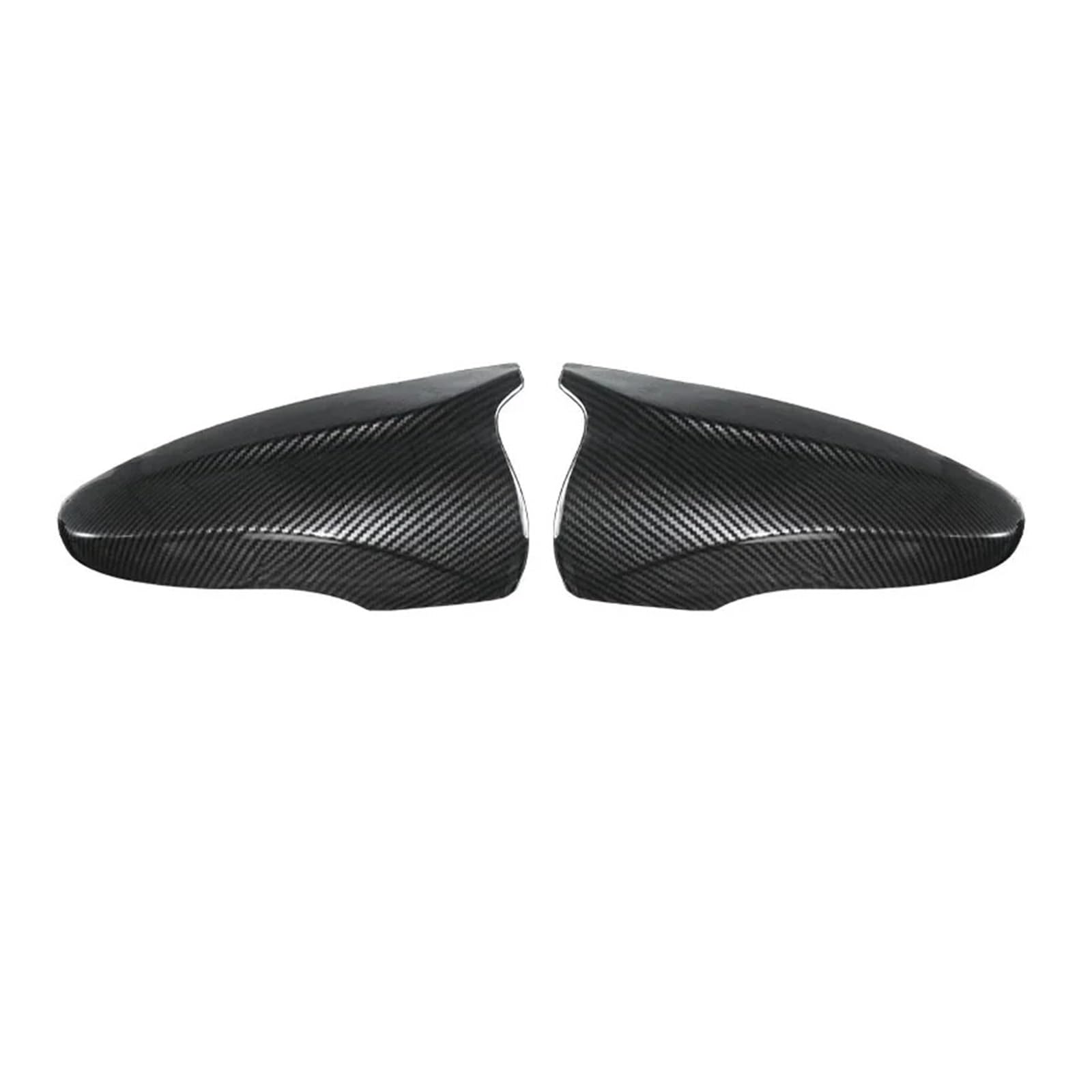 Außenspiegel Für Jetta MK6 Für Passat B7 Für Scirocco Für Für CC Für EOS Auto Seitenspiegel Abdeckkappe Rückspiegelkappe(Carbon Look) von SUPER DAFI