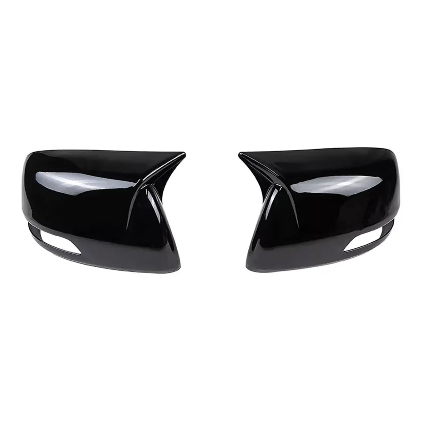 Außenspiegel Für Land Für Cruiser LC200 2012-2021 Für Prado FJ150 150 2010-2021 Auto Rückspiegel Abdeckung Kappe Trim Rückspiegelkappe(Gloss Black) von SUPER DAFI