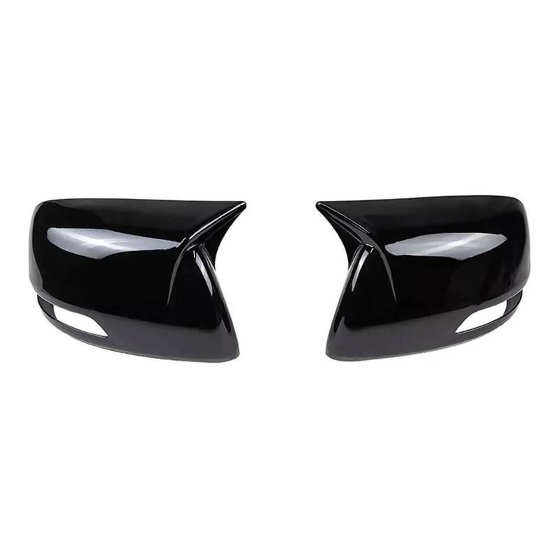 Außenspiegel Für Land Für Cruiser LC200 2012-2021 Für Prado FJ150 150 2010-2021 Auto Rückspiegel Abdeckung Kappe Trim Rückspiegelkappe(Gloss Black) von SUPER DAFI
