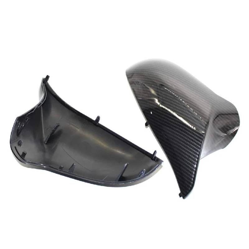 Außenspiegel Für M3 M4 F82 F83 F80 2015-2020 Auto Seite Rückspiegel Seite Spiegel Abdeckung 51168059547 51168059548 2Pcs Rückspiegelkappe(Carbon Black) von SUPER DAFI