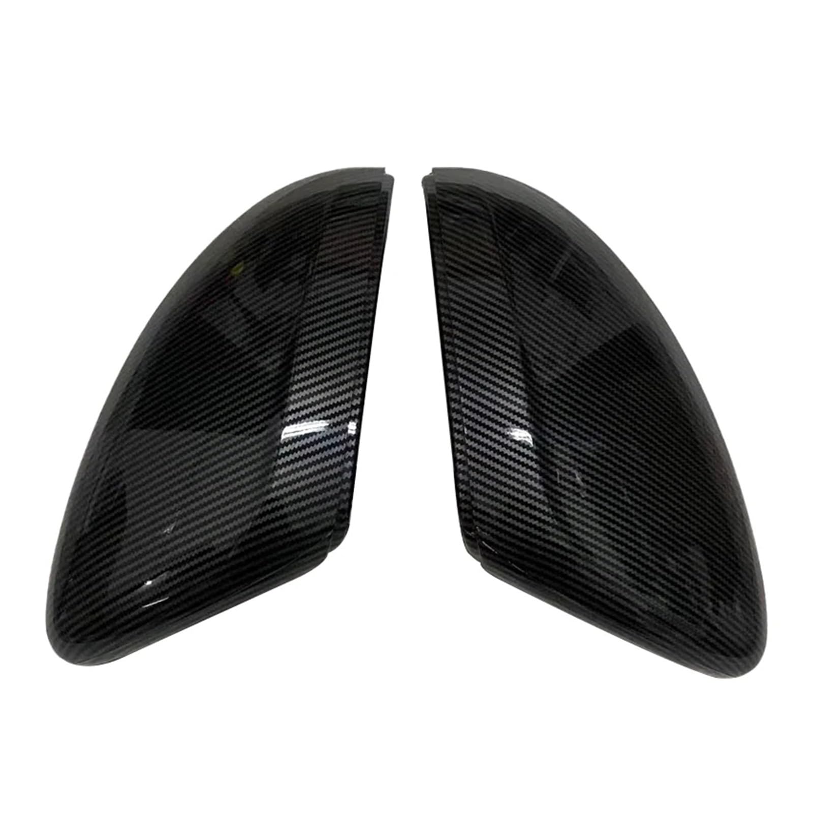 Außenspiegel Für Peugeot 208 2008 2012-2016 2017 2018 Schwarz Carbon Look Ersatz Auto Seitentür Rückspiegel Abdeckung Zierleisten Rückansicht Fall 2 Stück Rückspiegelkappe(Carbon) von SUPER DAFI