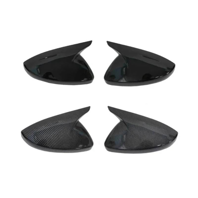 Außenspiegel Für Peugeot 208 308 408 508 307 308 2008 4008 5008 2013-2019 2020 2021 2022 2023 Seitenrückspiegelkappe Flügelspiegelabdeckung Passendes Autozubehör Rückspiegelkappe(Carbon fiber pattern) von SUPER DAFI