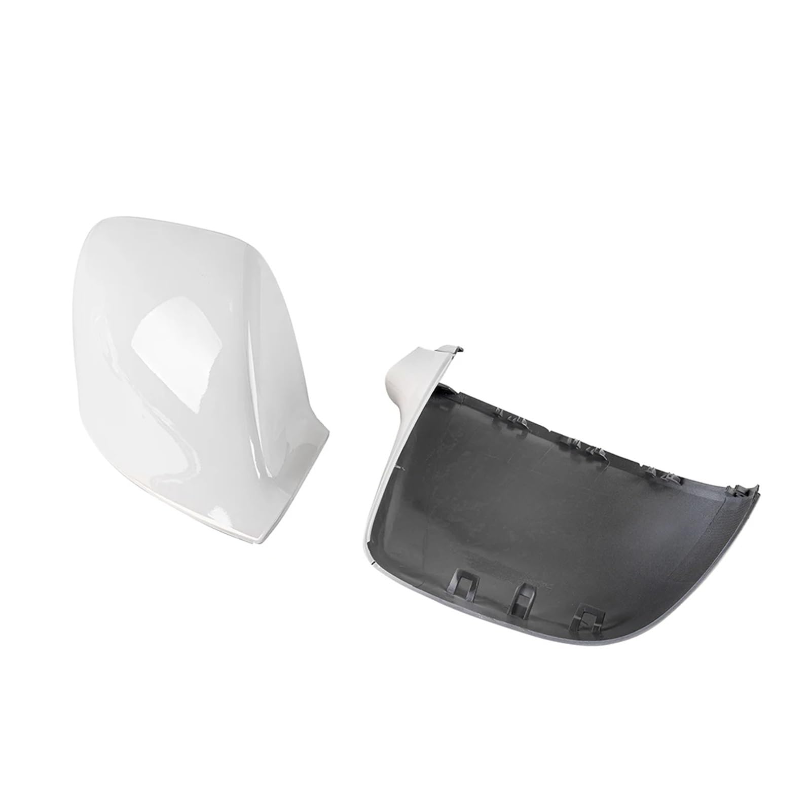 Außenspiegel Für Transporter T5 T5.1 2010-2015 T6 2016-2019 Auto Rückansicht Seitenspiegel Abdeckkappe 7E1857527F 2Pcs Rückspiegelkappe(White) von SUPER DAFI