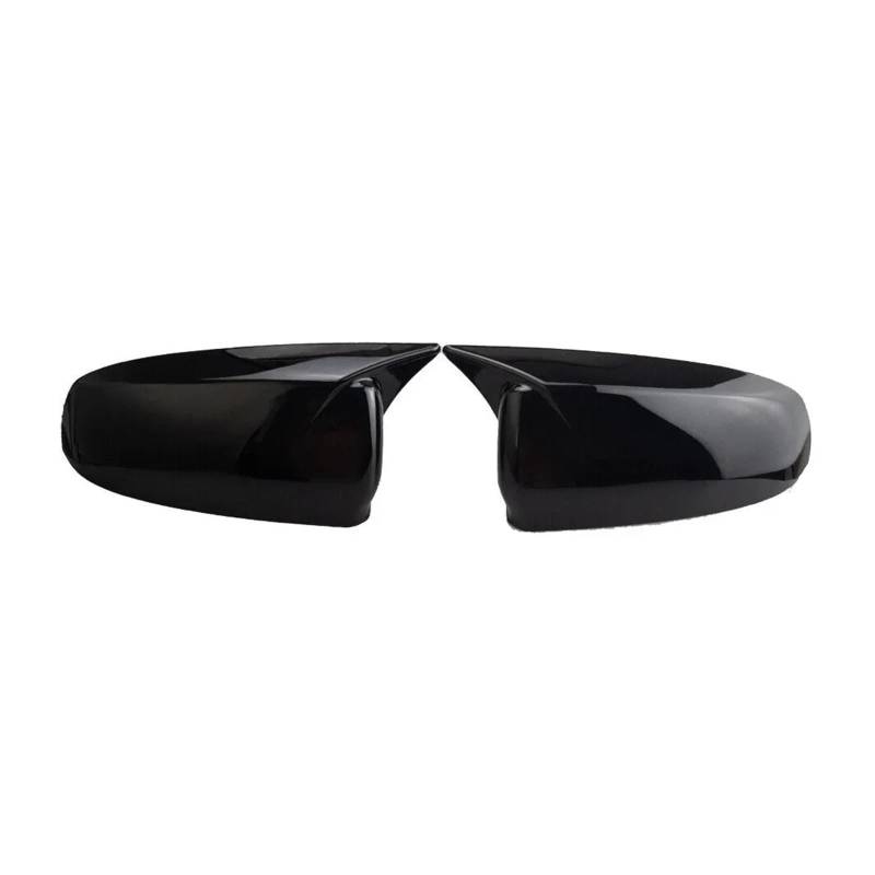 Außenspiegel Für X5 E70 X6 E71 2008 2009 2010 2011 2012 2013 Auto Rückspiegel Seitenspiegel Abdeckung Flügelkappe Trim Rückspiegelkappe(Gloss Black) von SUPER DAFI