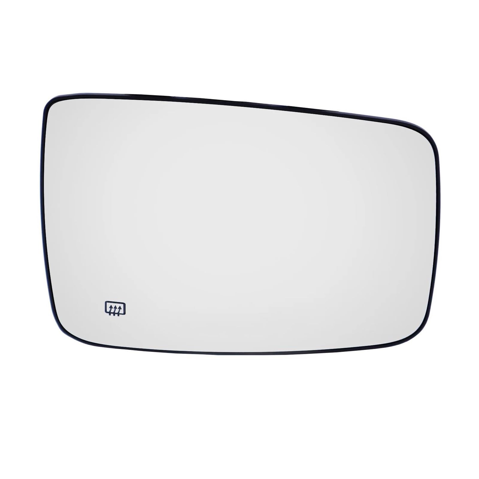 Spiegelglas Außenspiegel Glas Für Dodge Für Ram 1500 2500 2009-2019 Auto Beheizte Linke Rechte Seite Rückspiegel Glas Flügel Tür Seite Rückansicht Seitenspiegelglas(Right) von SUPER DAFI