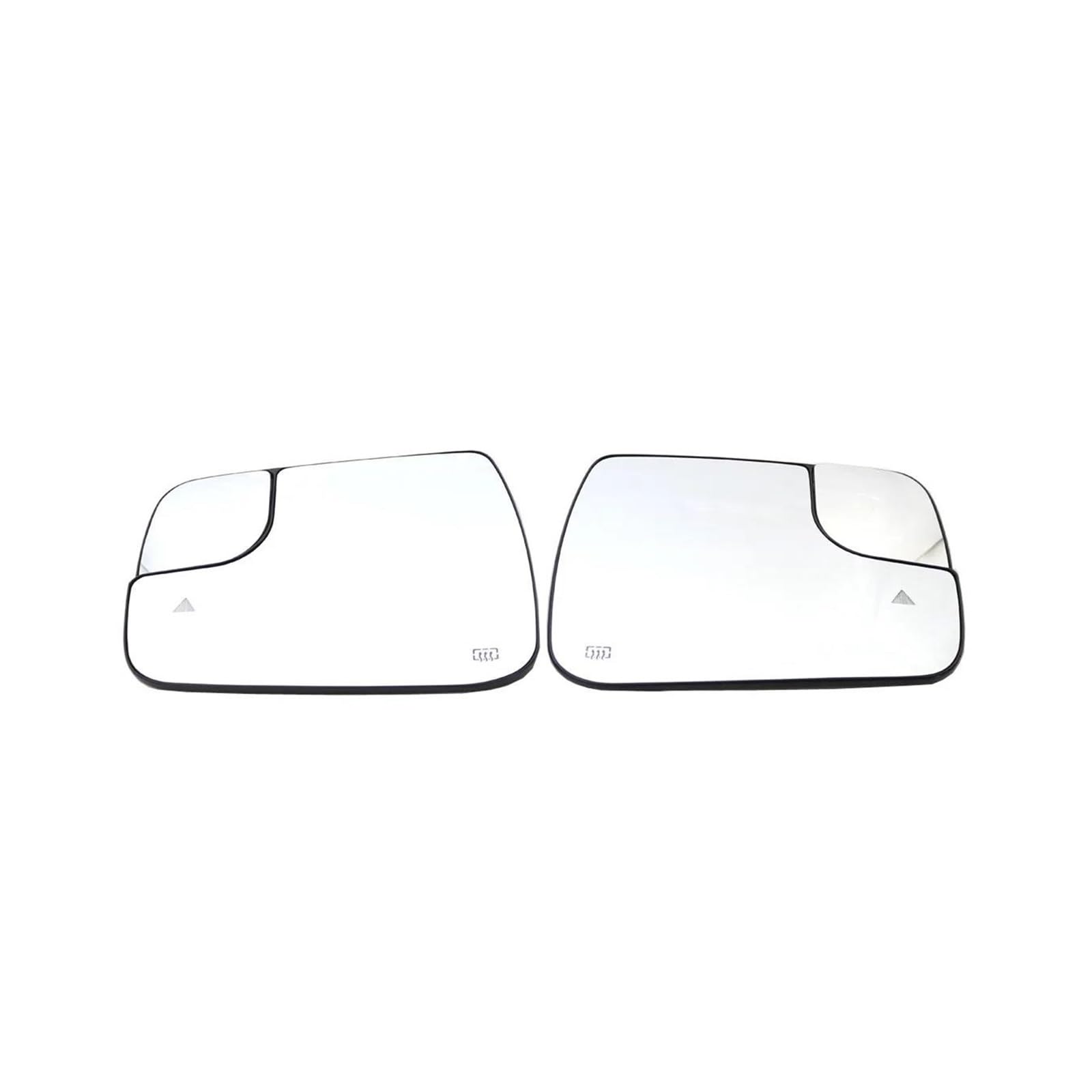 Spiegelglas Außenspiegel Glas Für Dodge Für Ram 1500 2500 2019-2021 Auto Beheizter Toter-Winkel-Rückspiegel Elektrischer Flügeltürglas 68402095AA Seitenspiegelglas(1 Pair) von SUPER DAFI
