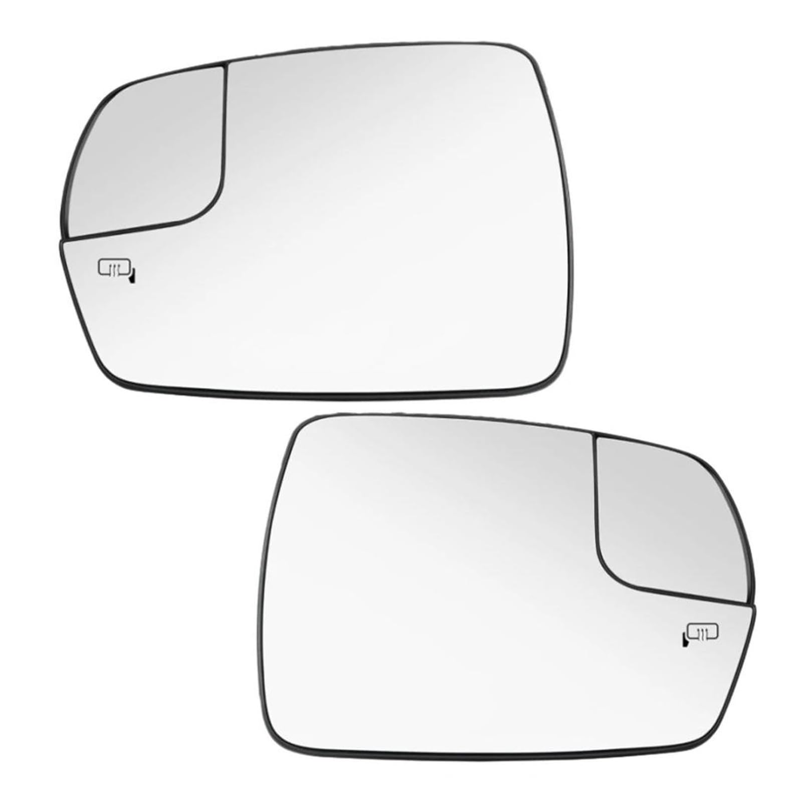 Spiegelglas Außenspiegel Glas Für Edge 2015 2016 2017 2018 Auto Links rechts Türflügel beheizter Rückspiegel Glas Seitenspiegel weiße Linse Seitenspiegelglas(Left) von SUPER DAFI