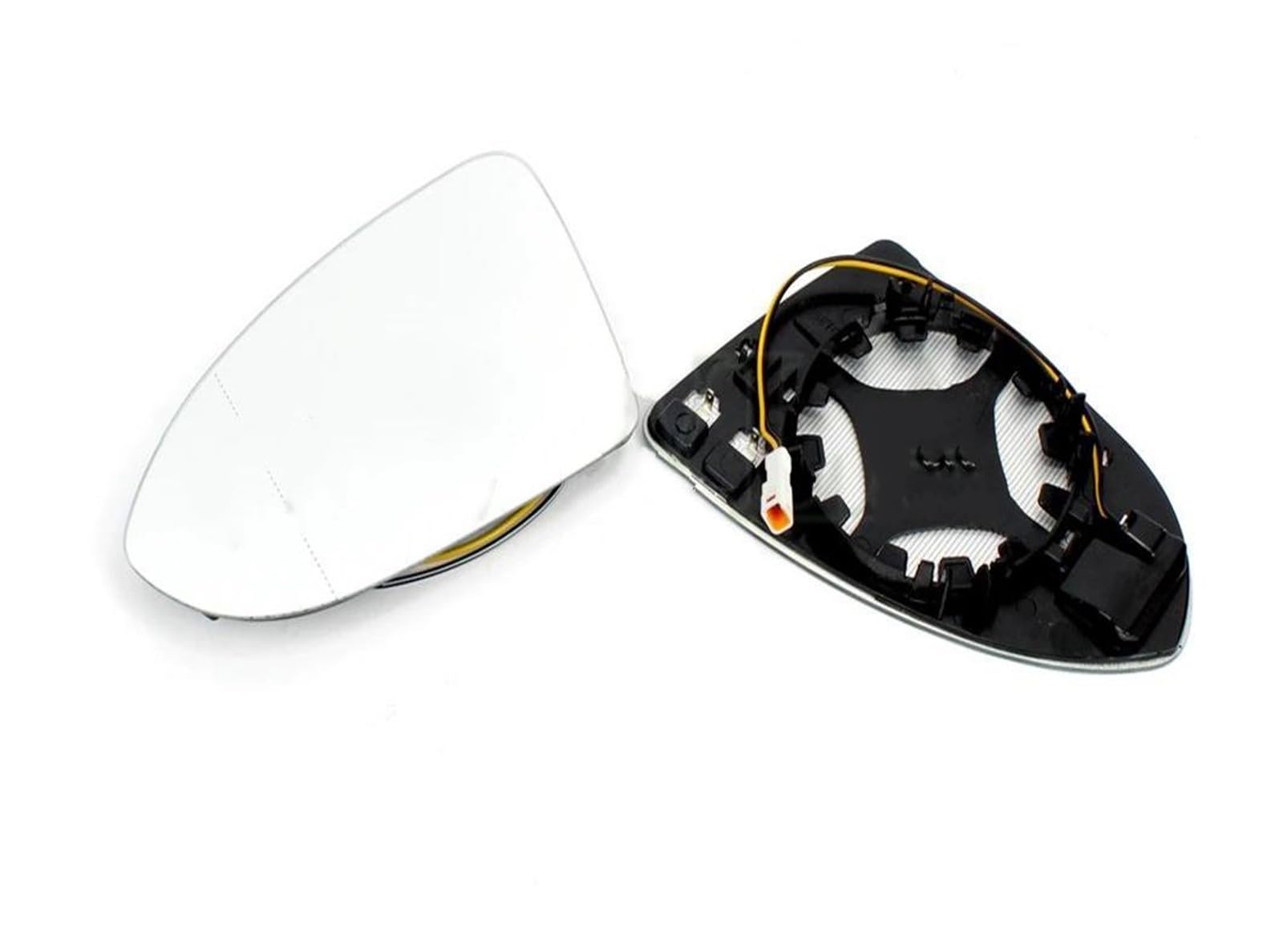 Spiegelglas Außenspiegel Glas Für Golf 7 7.5 2013 2014 2015 2016 2017 2018 2019 2020 Auto Vordertür Seite Beheizte Spiegel Glas Rückansicht mit BSD Seitenspiegelglas(Pair) von SUPER DAFI