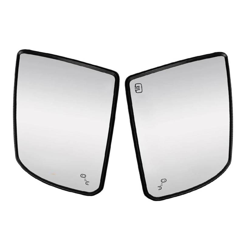 Spiegelglas Außenspiegel Glas Für Sequoia 2008-2017 für Tundra 2007-2020 Auto-Rückspiegel mit elektrisch beheizter Totwinkel-Erkennung Seitenspiegelglas(Left Driver Side) von SUPER DAFI