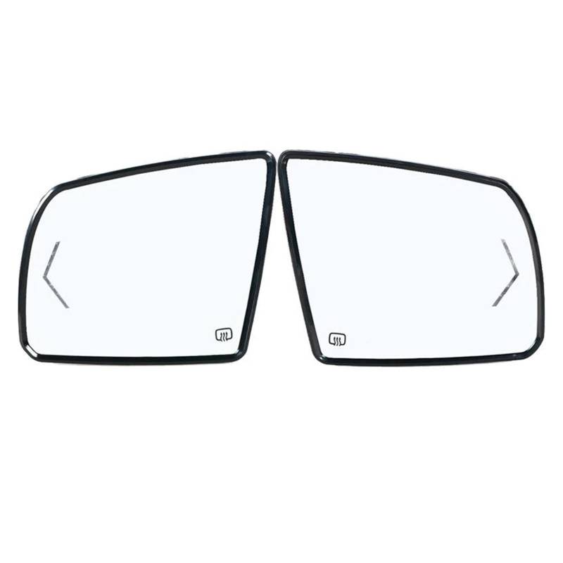 Spiegelglas Außenspiegel Glas Für Tundra 2007-2020 Für Sequoia 2008-2017 Autoseite Rückspiegellinse Glasspiegel mit Heizungszubehör Seitenspiegelglas(Left and Right) von SUPER DAFI