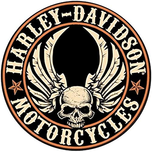 Retrolo-Sticker für Helm Harley Davidson Central Skull von SUPER FABRIQUE