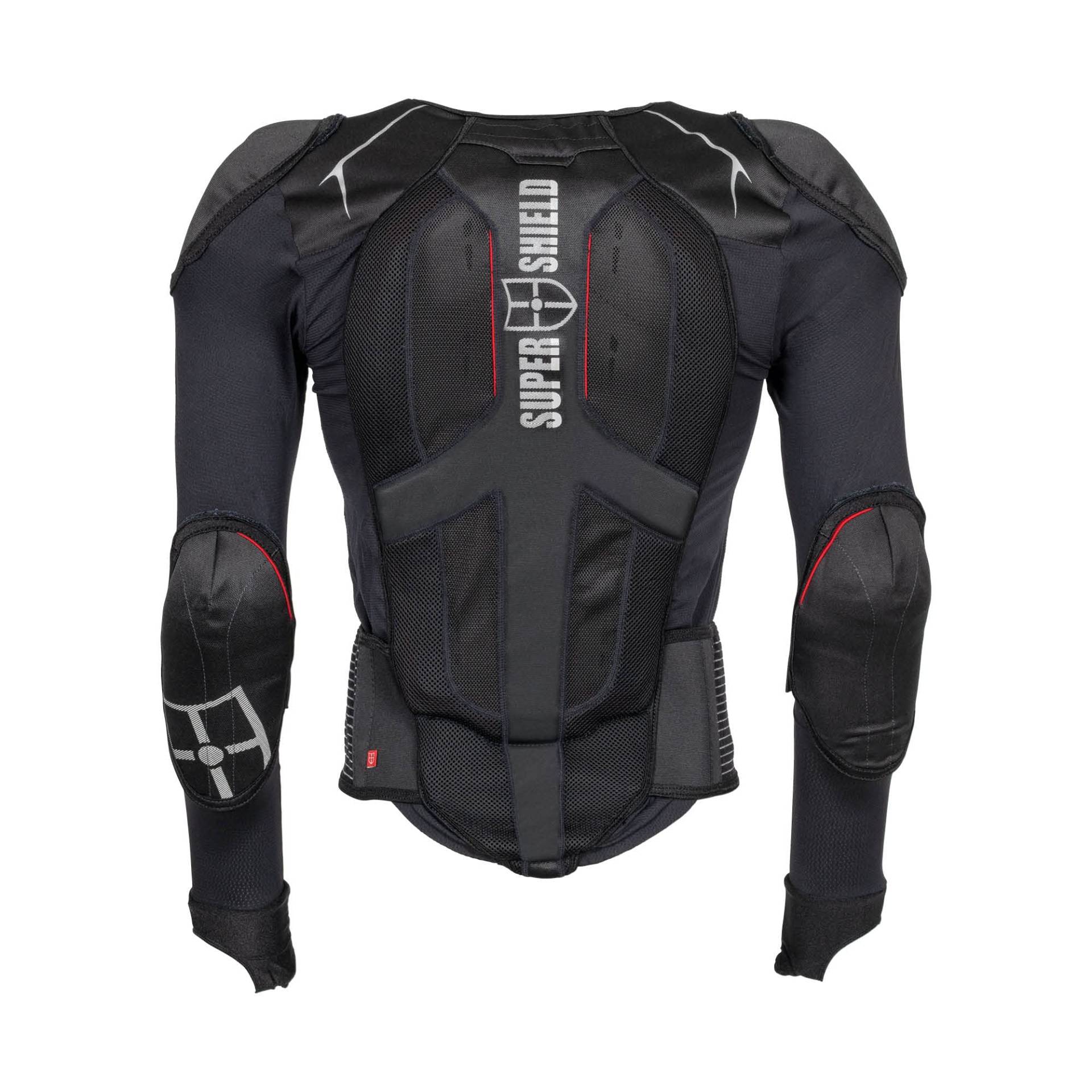 SUPER SHIELD Protektorenjacke, Rückenprotektor, Ellenbogenprotektoren & Schulterprotektoren, Level 2 CE Zertifiziert, Protektorenweste Ideal für Motorrad, Ski, Snowboard, Reiten & MTB, XXL SUPER SHIELD Protektorenjacke, Rückenprotektor, Ellenbogenprotektoren & Schulterprotektoren, Level 2 CE Zertifiziert, Protektorenweste Ideal für Motorrad, Ski, Snowboard, Reiten & MTB, XXL von SUPER SHIELD
