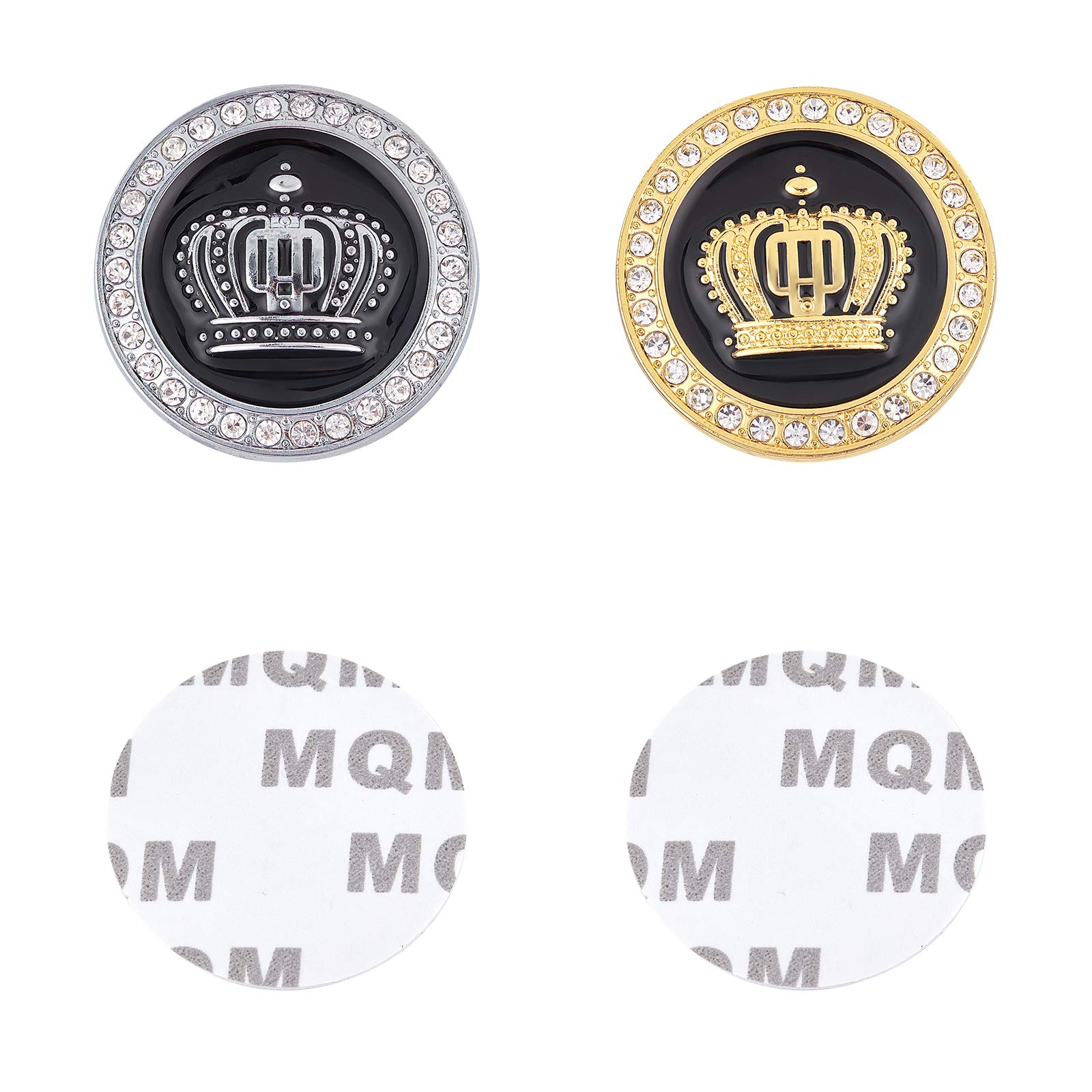 SUPERFINDINGS 2Stk 3D Princess Crown Alloy Metall Autoaufkleber Princess Crown Emblem Für Auto Motorrad SUPERFINDINGS 2Stk 3D Princess Crown Alloy Metall Autoaufkleber Princess Crown Emblem Für Auto Motorrad von SUPERFINDINGS