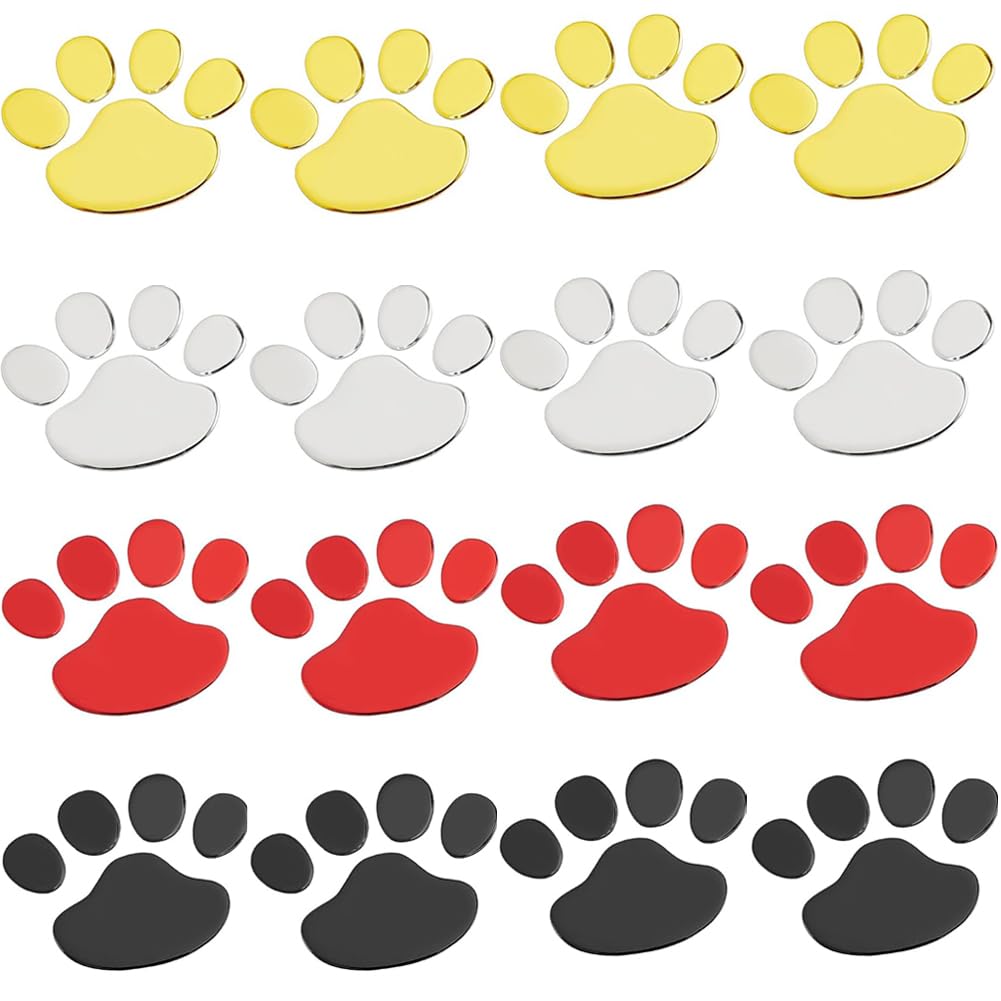 SUPERFINDINGS 8 Blatt 4 Farben Pfotenabdruck Autoaufkleber PVC Selbstklebender Autoaufkleber Wasserdicht 3D Pfotenabdruck Autoaufkleber Fußabdruck Auto Emblem Für Fahrzeugdekoration SUPERFINDINGS 8 Blatt 4 Farben Pfotenabdruck Autoaufkleber PVC Selbstklebender Autoaufkleber Wasserdicht 3D Pfotenabdruck Autoaufkleber Fußabdruck Auto Emblem Für Fahrzeugdekoration von SUPERFINDINGS