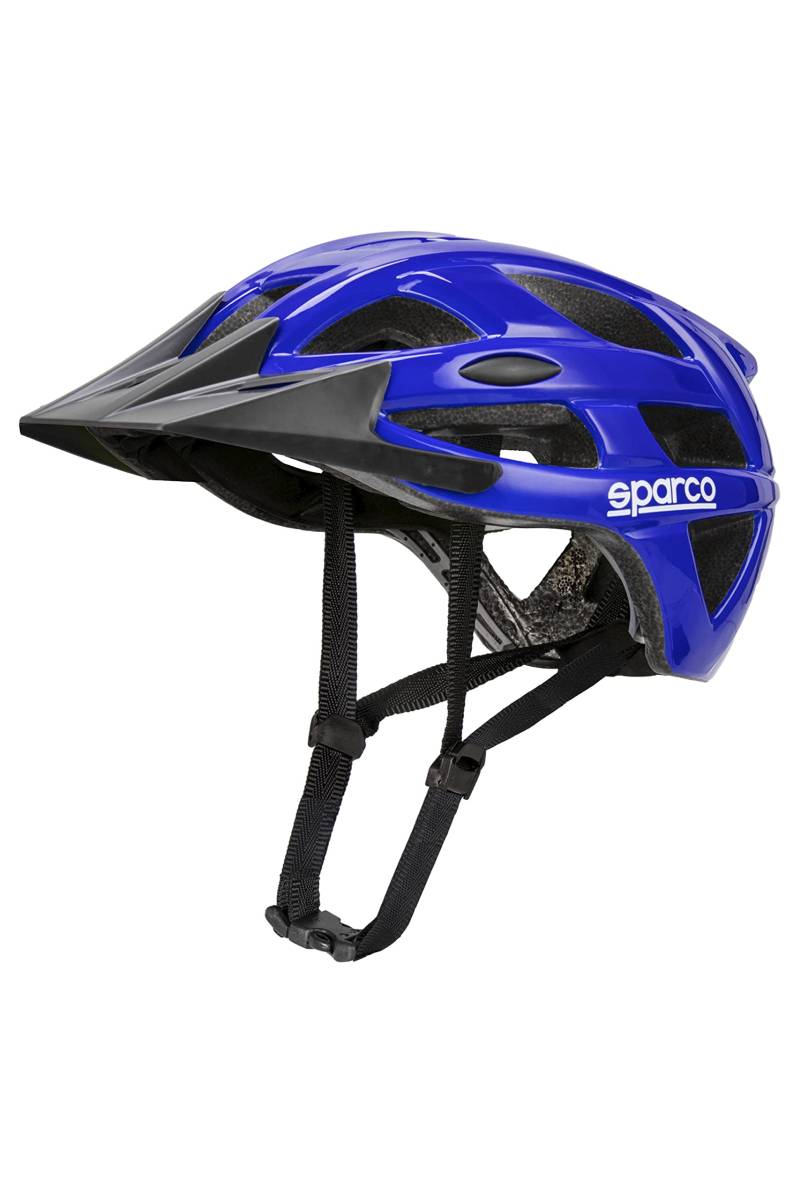 Sparco eMobility SE300 Sport-Helm Blau Größe L (58-61 cm) Langlebig und leicht für Fahrrad, Roller... von Sparco