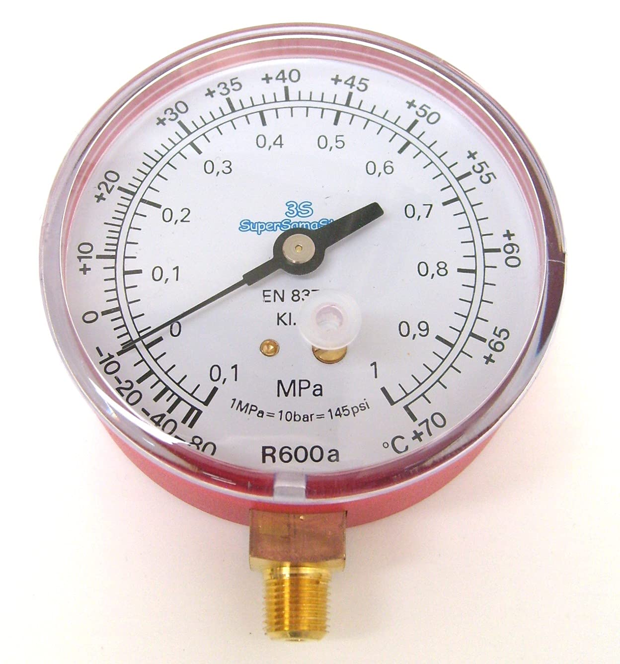 Manometer-Hochdruckreiniger für Kältemittel Gas R600 a von SUPERSAMASTORE