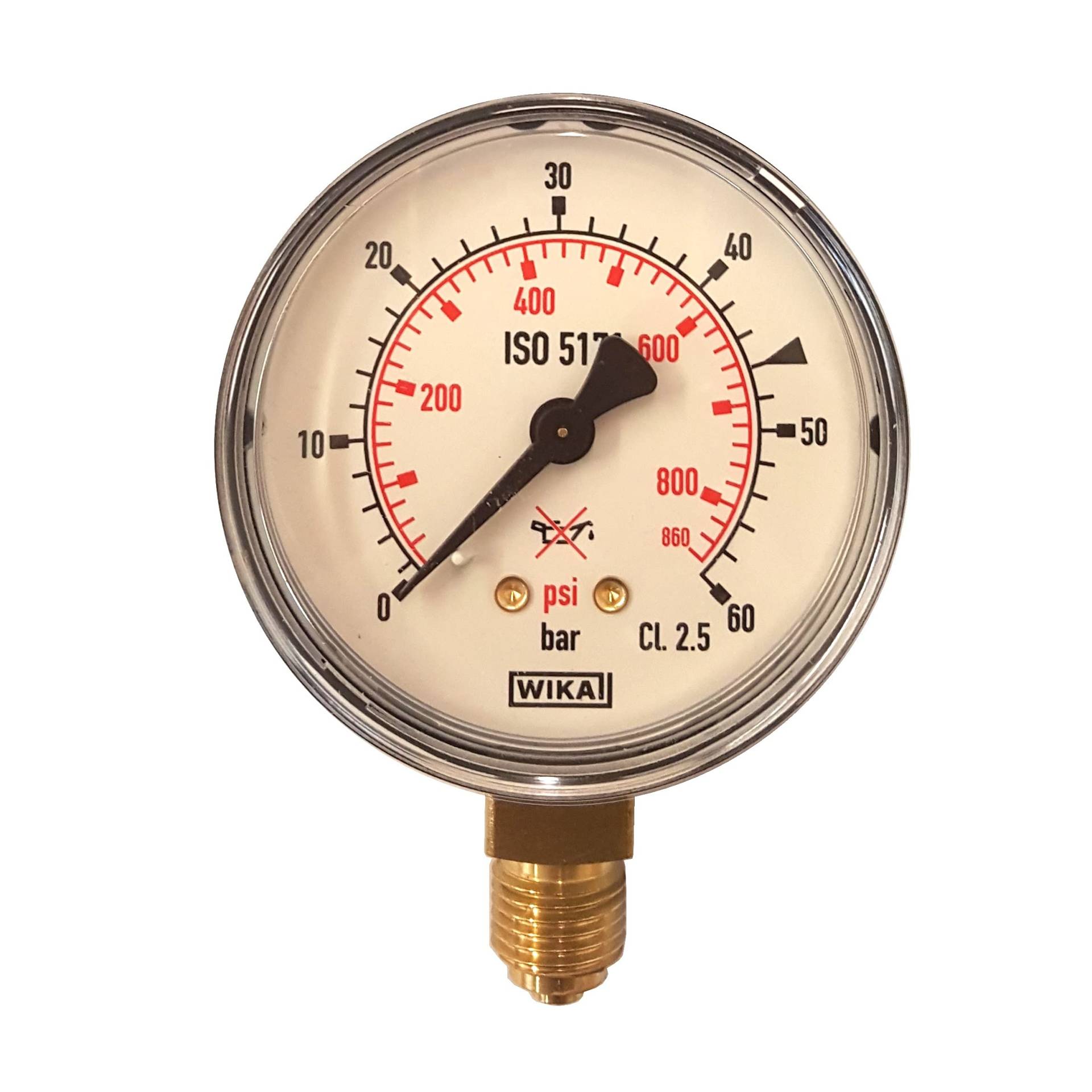 Oxyturbo - 3s 0-60 bar druckmessgert fr stickstoff 1/4 anschluss mit dichtung Oxyturbo - 3s 0-60 bar druckmessgert fr stickstoff 1/4 anschluss mit dichtung von SUPERSAMASTORE