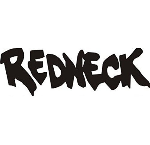 SUPERSTICKI® Redneck Aufkleber Decal Hintergrund/Maße in inch Vinyl Sticker|Cars Trucks Vans Walls Laptop| Black |7.5 x 2.5 in|CCI1143 von SUPERSTICKI