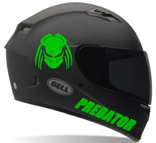 SUPERSTICKI 2X Predator Motorrad Aufkleber Bike Auto Racing Tuning aus Hochleistungsfolie Aufkleber Autoaufkleber Tuningaufkleber Hochleistungsfolie für alle glatten Flächen UV und Waschanl von SUPERSTICKI