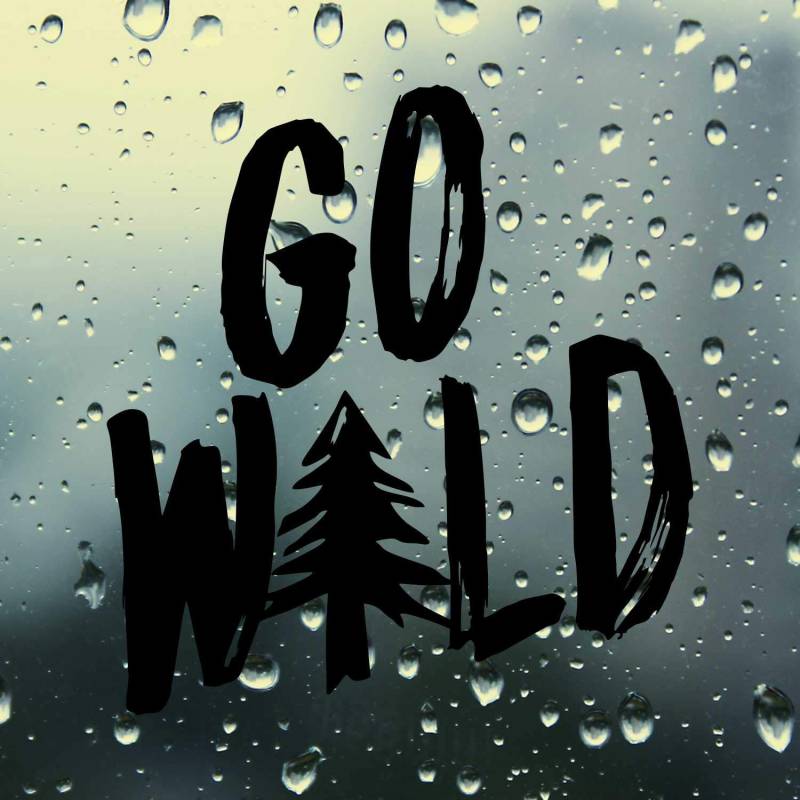 SUPERSTICKI Go Wild ca 20cm Auto Aufkleber Tuning Spruch Fun Lustig Aufkleber Decal Sticker aus Hochleistungsfolie von Homry