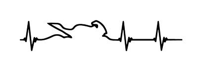 SUPERSTICKI Herzschlag Heartbeat Motorrad Biker 25cm Aufkleber,Autoaufkleber,Sticker,Decal,Wandtattoo, aus Hochleistungsfolie,UV&waschanlagenfest, von SUPERSTICKI