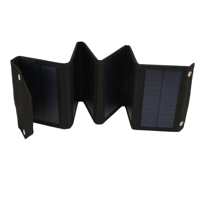 28W Tragbares Solarpanel -Ladegerät mit USB -Portfalt -Solarpanel -Ladegerät für Smartphones, Tablets mit 5V 4A -Ausgangsport (Schwarz) von SUPYINI