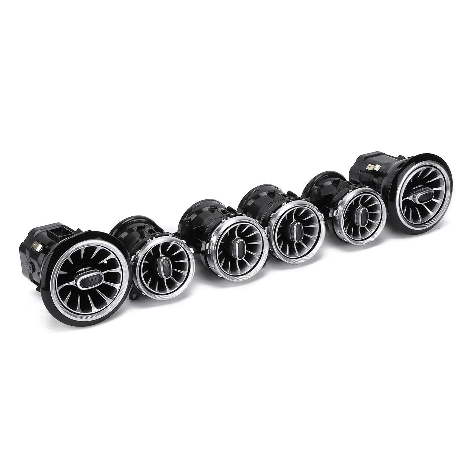 SUPYINI Turbine Wind Port Front Turbo Outlet 6 Stück 64 Farben LED vorne Turbine Wind Ambient Light Ersatz-Kit kompatibel mit E-Klasse W213 C238 SUPYINI Turbine Wind Port Front Turbo Outlet 6 Stück 64 Farben LED vorne Turbine Wind Ambient Light Ersatz-Kit kompatibel mit E-Klasse W213 C238 von SUPYINI