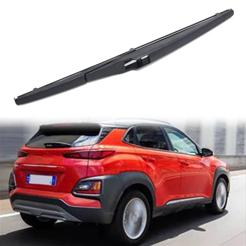 Rear Scheibenwischer für Hyundai Kona 2017 2018 2019 2020 2021 2022 2023, Wischerblätter Wischerblatt Wischerarm der Heckscheibe Scheibenwischer Teile 12 " von SUROK