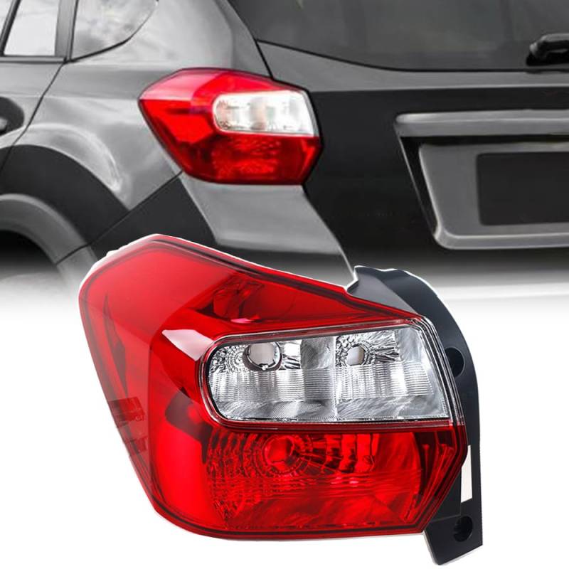 Rücklicht Rückleuchte für Subaru XV 2012 2013 2014 2015, Auto Rücklicht Montage Bremslicht Blinker Links Rechts Ersatzteile,Left 1PCS von SUROK
