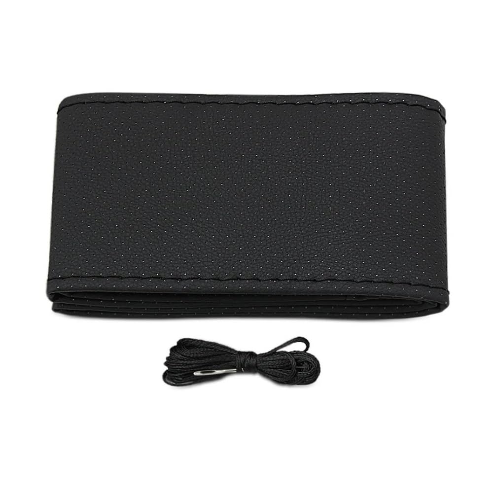 Auto-Lenkradabdeckung DIY Auto Leder Lenkradbezüge Für Mazda 3 6 CX-3 CX-5 CX-7 CX-9 CX3 CX5 CX7 CX9 Innenzubehör Kits Lenkradhüllen(Zwart) von SUSHUANG