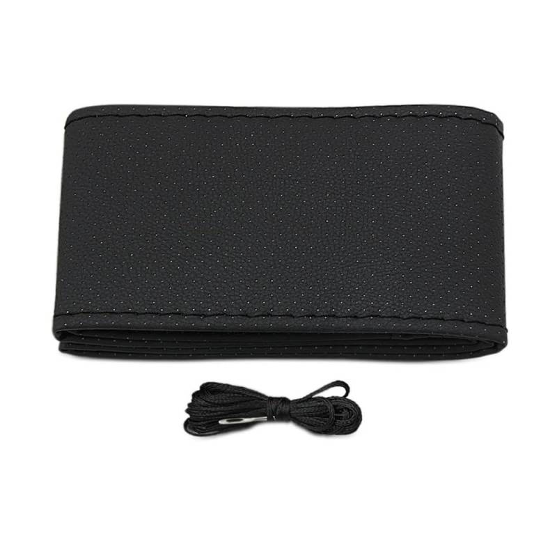 Auto-Lenkradabdeckung DIY Auto Leder Lenkradbezüge Für Mazda 3 6 CX-3 CX-5 CX-7 CX-9 CX3 CX5 CX7 CX9 Innenzubehör Kits Lenkradhüllen(Zwart) von SUSHUANG