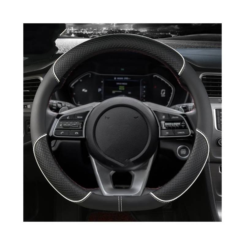 Auto-Lenkradabdeckung Für Kia Für Ceed Für Sportage Für Picanto Für Cerato Für Seltos Für Soul Für Rio 3 4 5 Autozubehör PU-Leder-Lenkradabdeckung Lenkradhüllen(5) von SUSHUANG