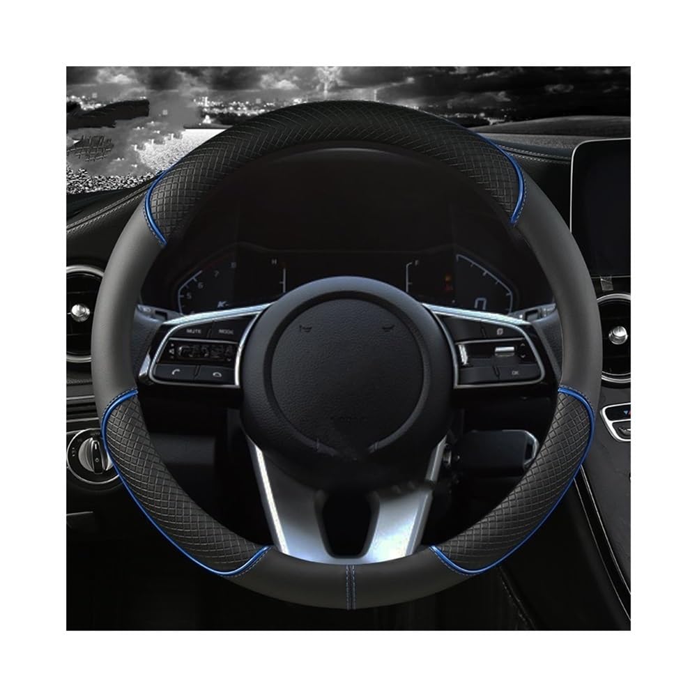 Auto-Lenkradabdeckung Für Kia Für Ceed Für Sportage Für Picanto Für Cerato Für Seltos Für Soul Für Rio 3 4 5 Autozubehör PU-Leder-Lenkradabdeckung Lenkradhüllen(7) von SUSHUANG