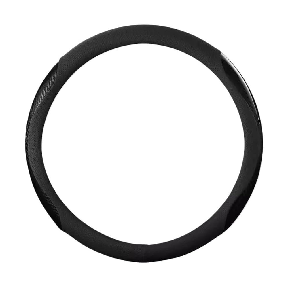 Auto-Lenkradabdeckung Für Mazda 3 BP Für Axela Für CX30 Für CX50 2019 2020 2021 2022 Lenkrad Abdeckung Atmungsaktive Zwei-ton Leder Auto Zubehör Lenkradhüllen(Blanc) von SUSHUANG