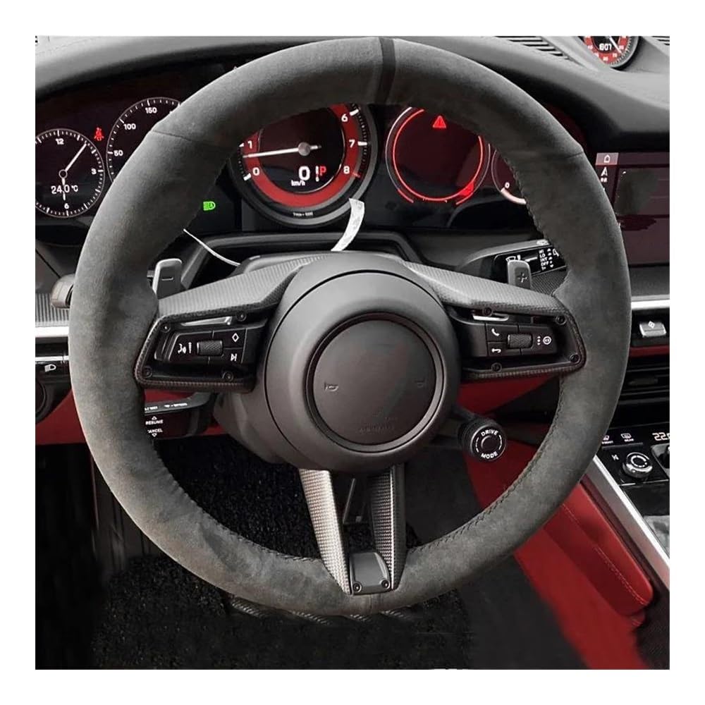 Auto-Lenkradabdeckung Für Taycan Für Boxste Für Panamera DIY Handgenähte rutschfeste Auto-Lenkradabdeckung Für Cayenne 718 971 Lenkradhüllen(1 UK) von SUSHUANG