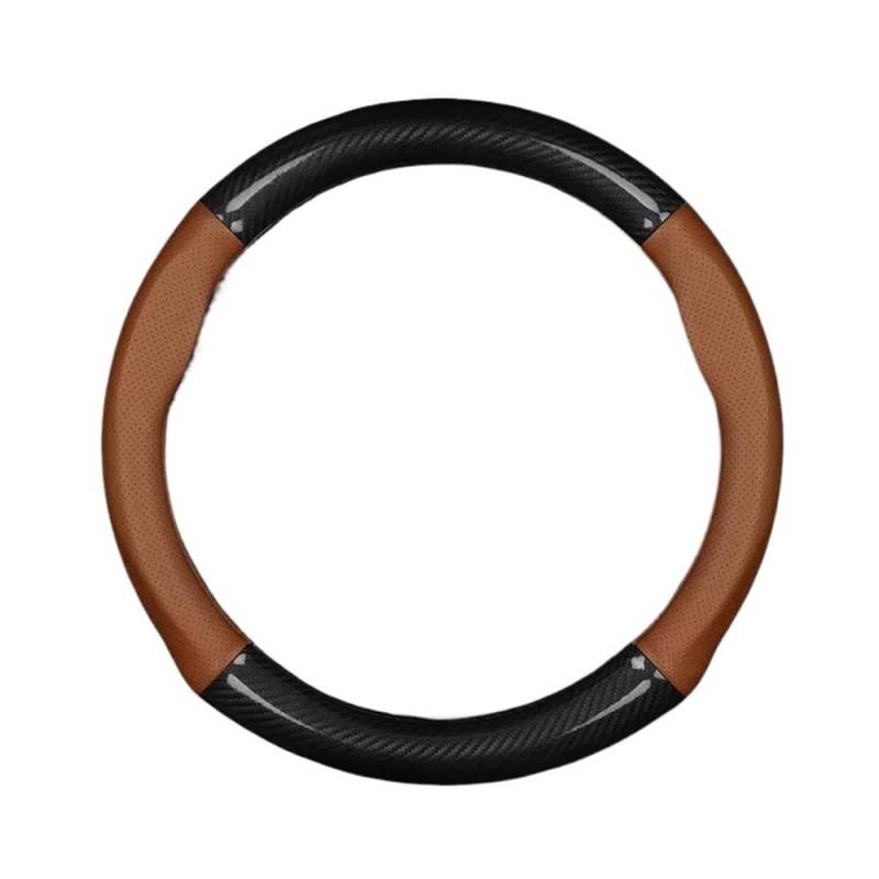 Auto-Lenkradabdeckung Kein Geruch, Dünne Lenkradabdeckung Aus Leder Für XC60 T4 T5 T6 AWD 2015 2016 2017 2018 2019 2020 2021 B5 B4 2022 2023 Lenkradhüllen(B) von SUSHUANG