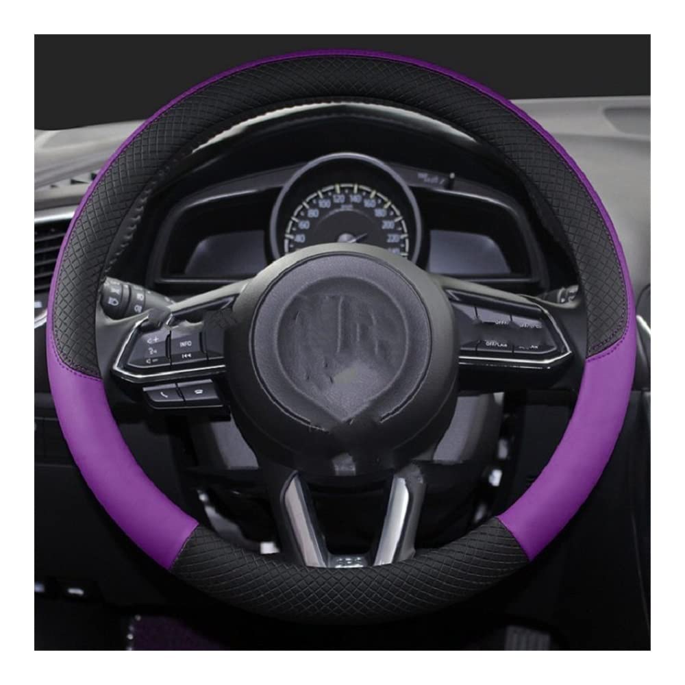 Auto-Lenkradabdeckung PU-Leder-Lenkradbezug Für CX-3 CX-4 CX-5 CX-7 CX-9 Für Mazda 3 Für Axela 6 Gh Gj Für Demio Anti-Rutsch Lenkradhüllen(5) von SUSHUANG