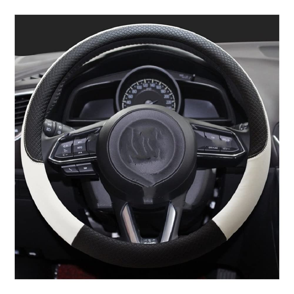 Auto-Lenkradabdeckung PU-Leder-Lenkradbezug Für CX-3 CX-4 CX-5 CX-7 CX-9 Für Mazda 3 Für Axela 6 Gh Gj Für Demio Anti-Rutsch Lenkradhüllen(7) von SUSHUANG