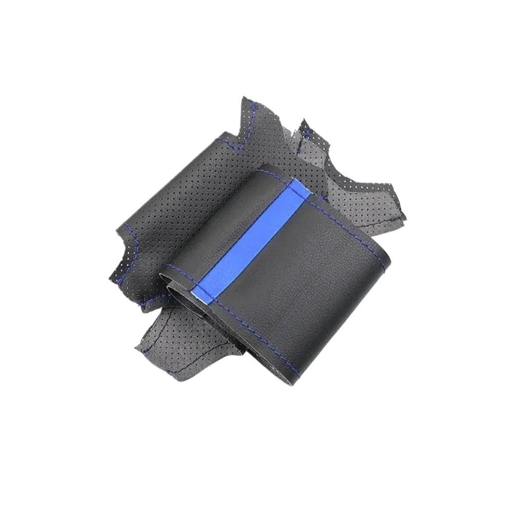 Auto-Lenkradabdeckung Perforieren Sie Leder-Auto-Lenkrad-Abdeckungs-Ordnung O-Form Für A3 S3 8Y A4 S4 B9 A5 S5 Q3 F3 Q5 FY SQ5 Q7 4M SQ7 Q8 SQ8 RSQ8 Lenkradhüllen(7) von SUSHUANG