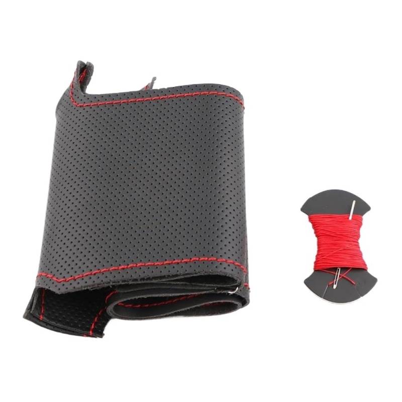 Auto-Lenkradabdeckung Schwarzes Ledergeflecht Für Lenkrad Für Civic Alt Für Civic 2006–2011 DIY Auto-Lenkradabdeckung Lenkradhüllen(7) von SUSHUANG
