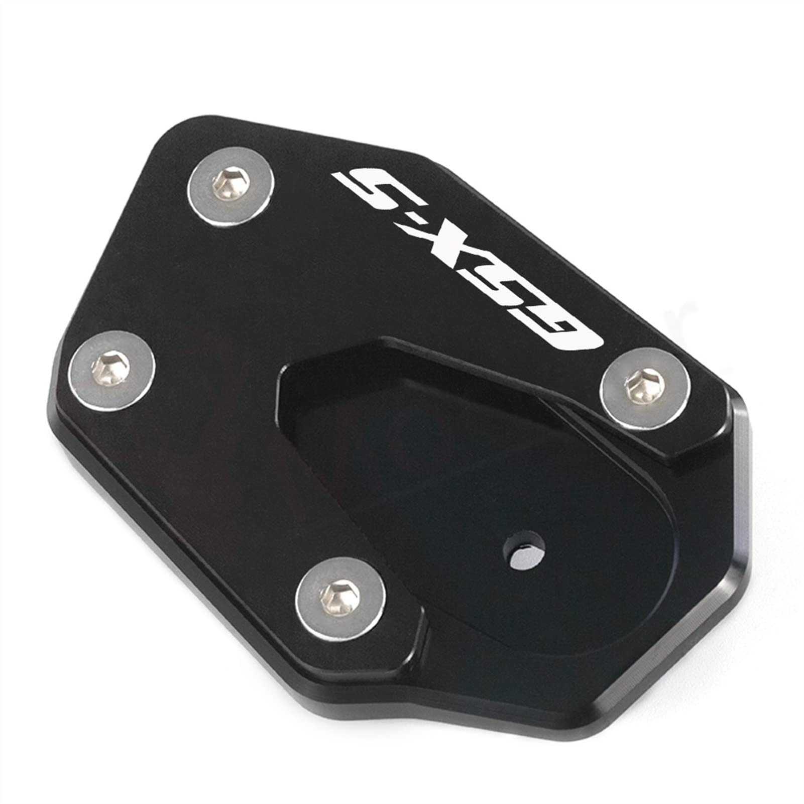 Motorrad CNC Ständer Vergrößerungsplatte Seitenständer Verlängerung Pad Für Suzuki GSXS1000 /F 2015-2022 GSX-S GSXS 1000 F GSX S1000 F Zubehör (Color : Black) von SUTLI