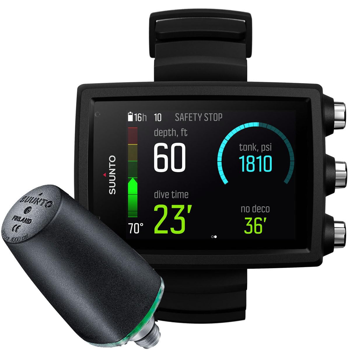 Suunto Eon Core Handgelenk-Tauchcomputer mit Sender & USB, Eon Core schwarz, mit Sender Suunto Eon Core Handgelenk-Tauchcomputer mit Sender & USB, Eon Core schwarz, mit Sender von SUUNTO