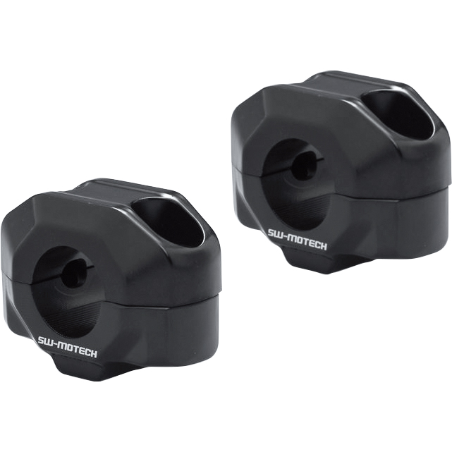 SW-MOTECH Lenkererhöhung OO für 22mm Lenker um 15mm schwarz von SW-MOTECH