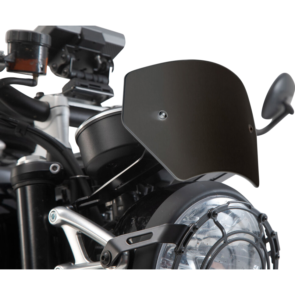 SW-MOTECH Windschild Alu schwarz für Triumph Speed Twin 1200 von SW-MOTECH